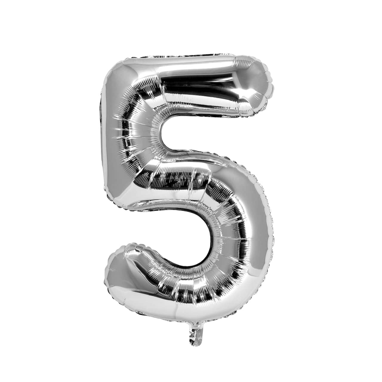 Silver Foil Number Balloon by Celebrate It&#x2122;